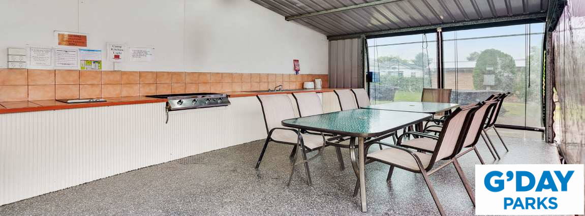 Camp Kitchen at Fossicker Caravan Park